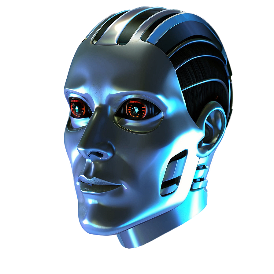 Futuristic Robot Head Png 61