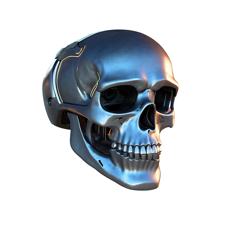 Futuristic Skull Face Visual Png 06272024