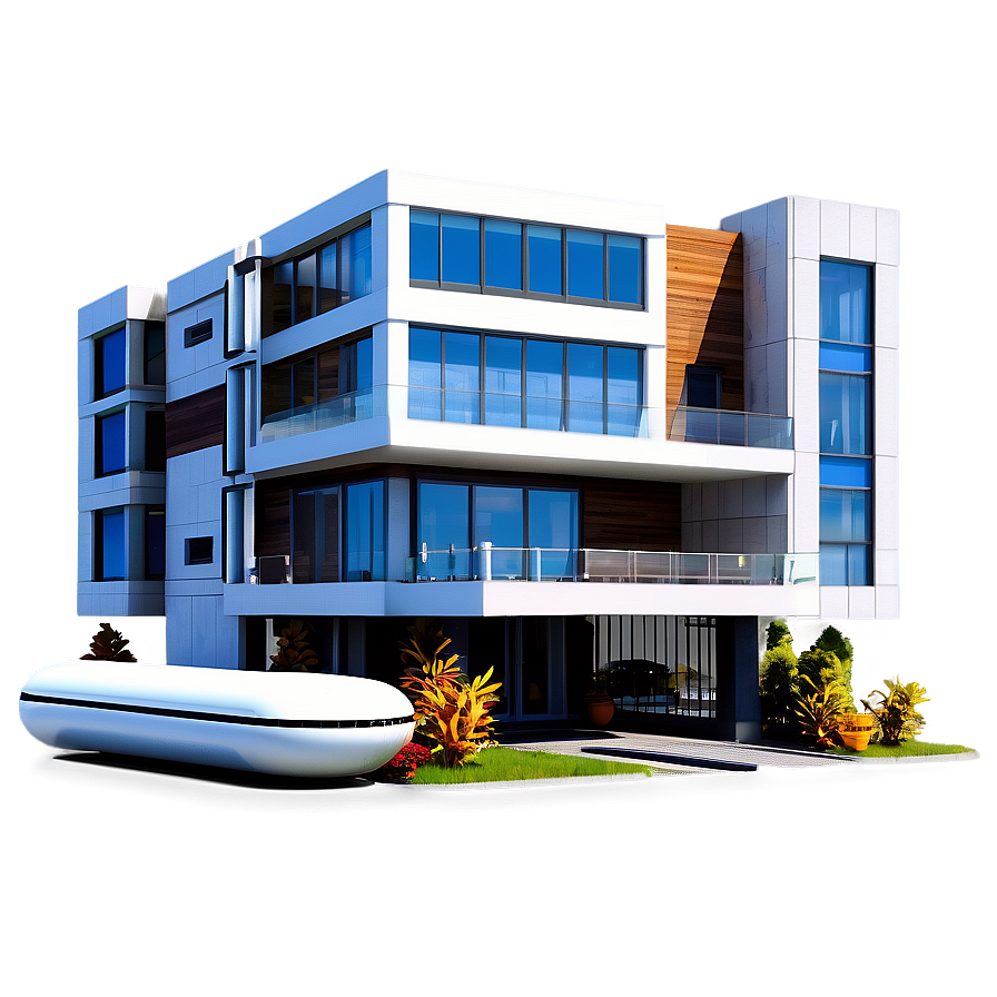 Futuristic Smart House Png 04292024