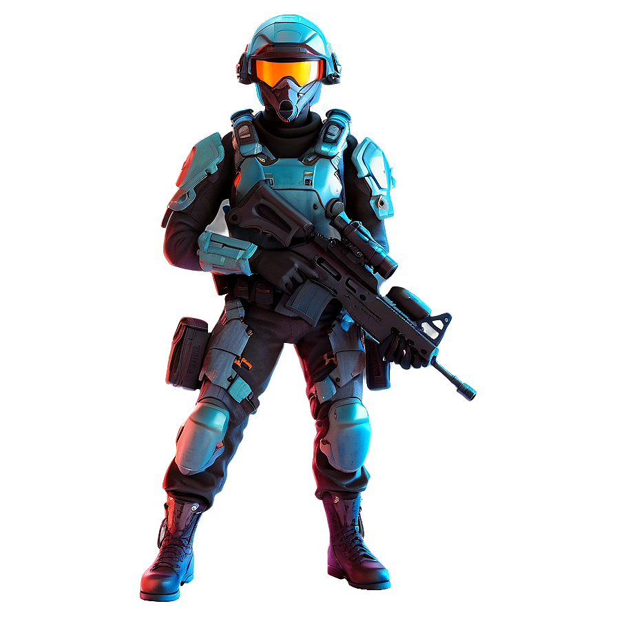 Futuristic Soldier Concept Png 27