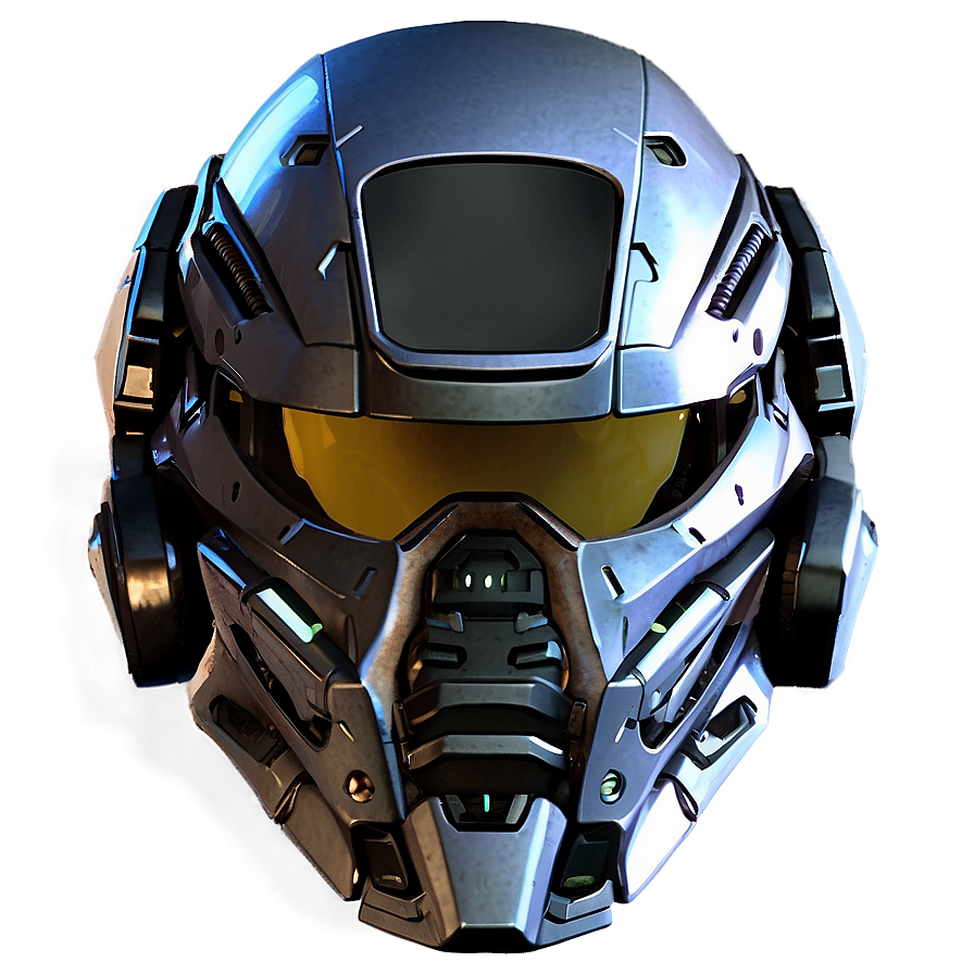 Futuristic Soldier Helmet Png Pkb7