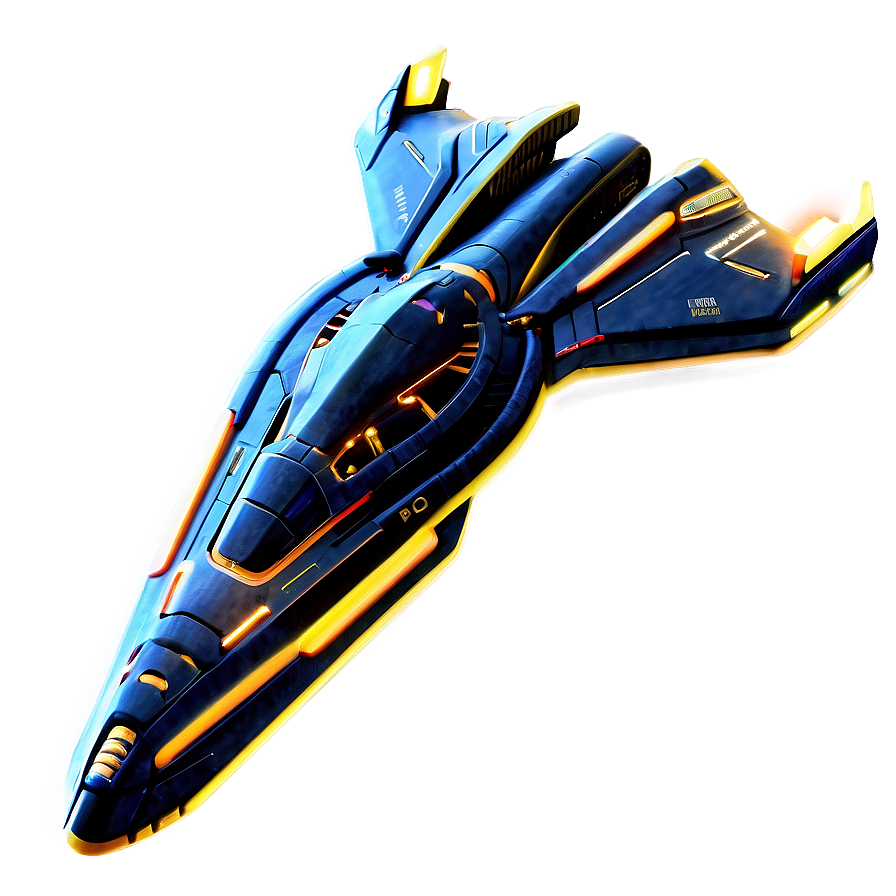 Futuristic Spaceship Concept Png 05212024