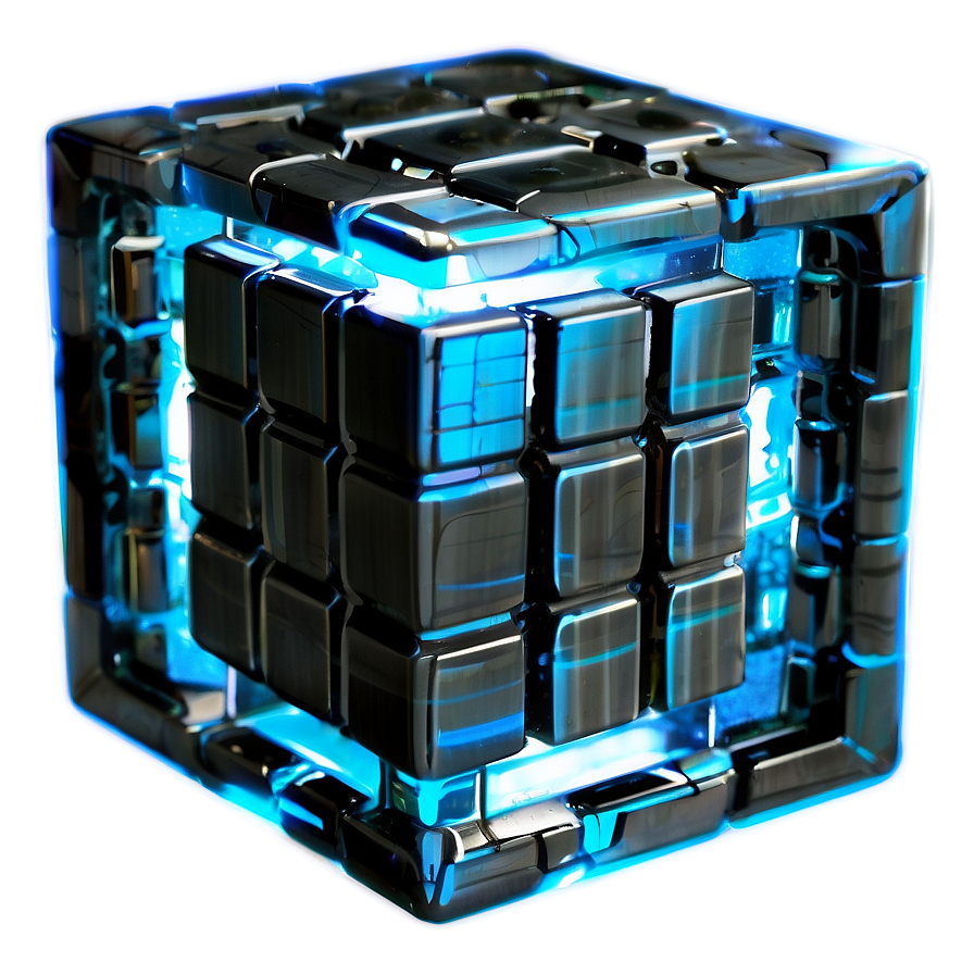 Futuristic Tesseract Cube Png Lbc