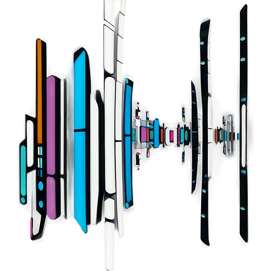 Futuristic Vertical Line Style Png Dqg74