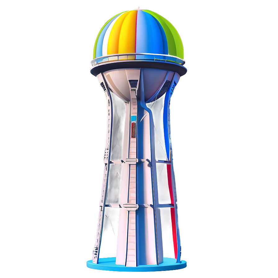 Futuristic Water Tower Concept Png 06132024