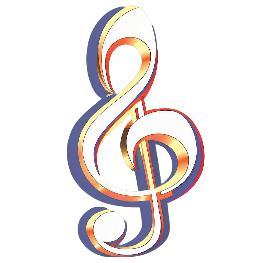 G Clef Sketch Png 31