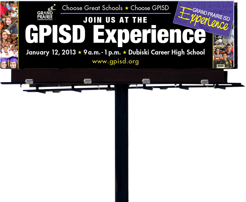 G P I S D Experience Billboard Advertisement