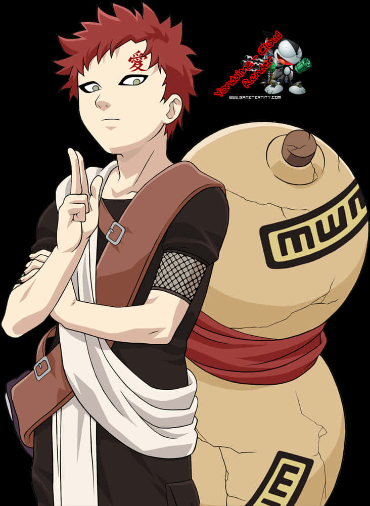 Gaara Naruto Anime Character