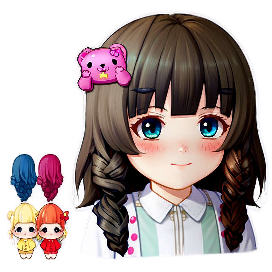 Gacha Life Hair Png 14