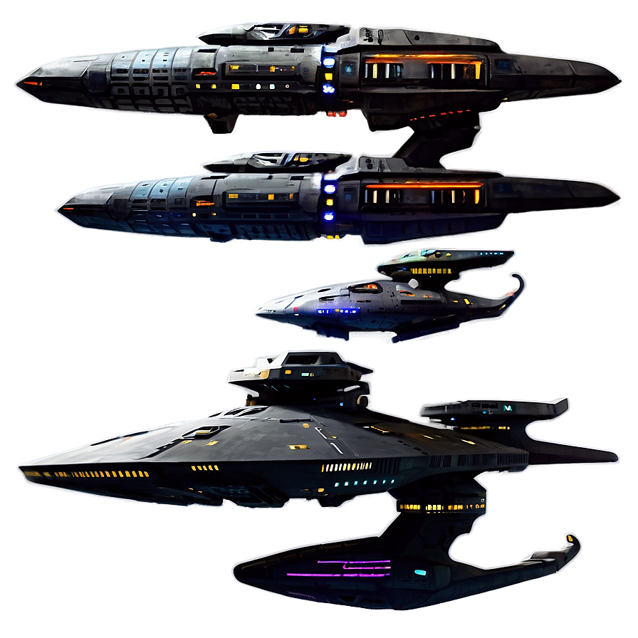 Galactic Alien Fleet Png Lqq58