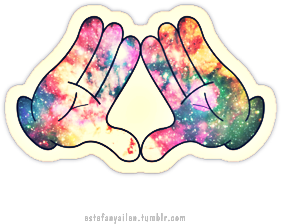 Galactic Peace Hand Sign