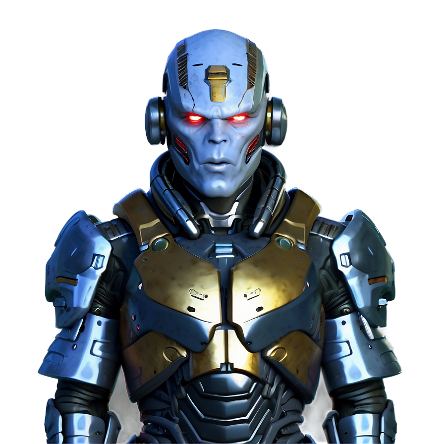 Galactic Warrior Cyborg Png 12