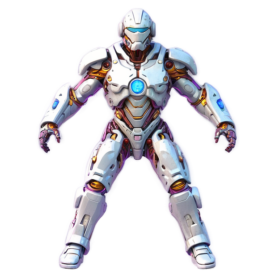 Galactic Warrior Cyborg Png Nfr51