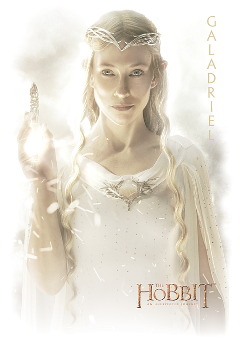 Galadriel The Hobbit Movie Promotional Art