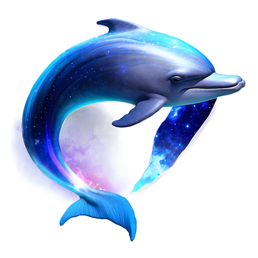 Galaxy Dolphin Png 05062024