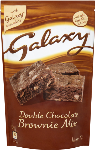 Galaxy Double Chocolate Brownie Mix Package