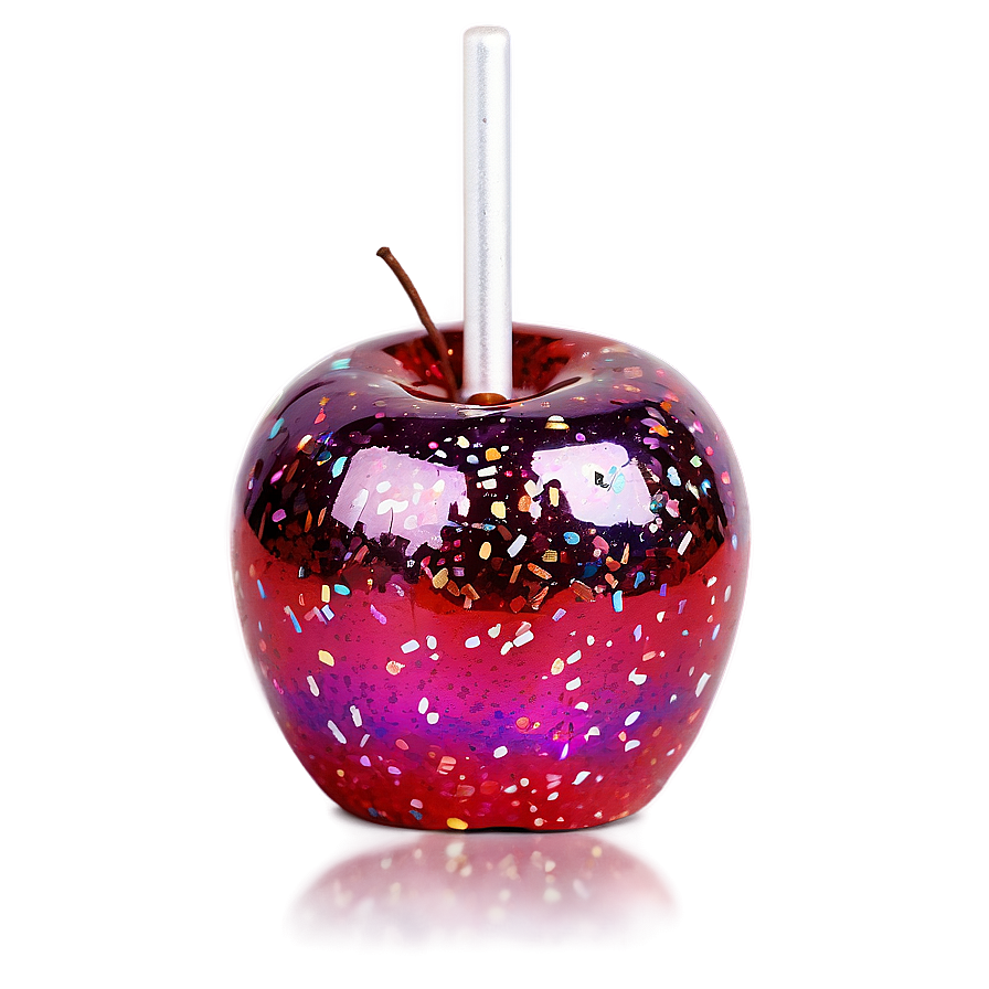 Galaxy Glitter Candy Apple Png 06282024