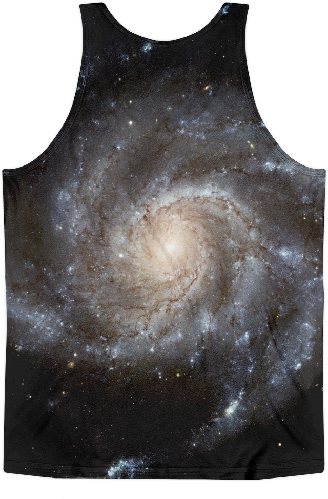 Galaxy Print Sleeveless Top