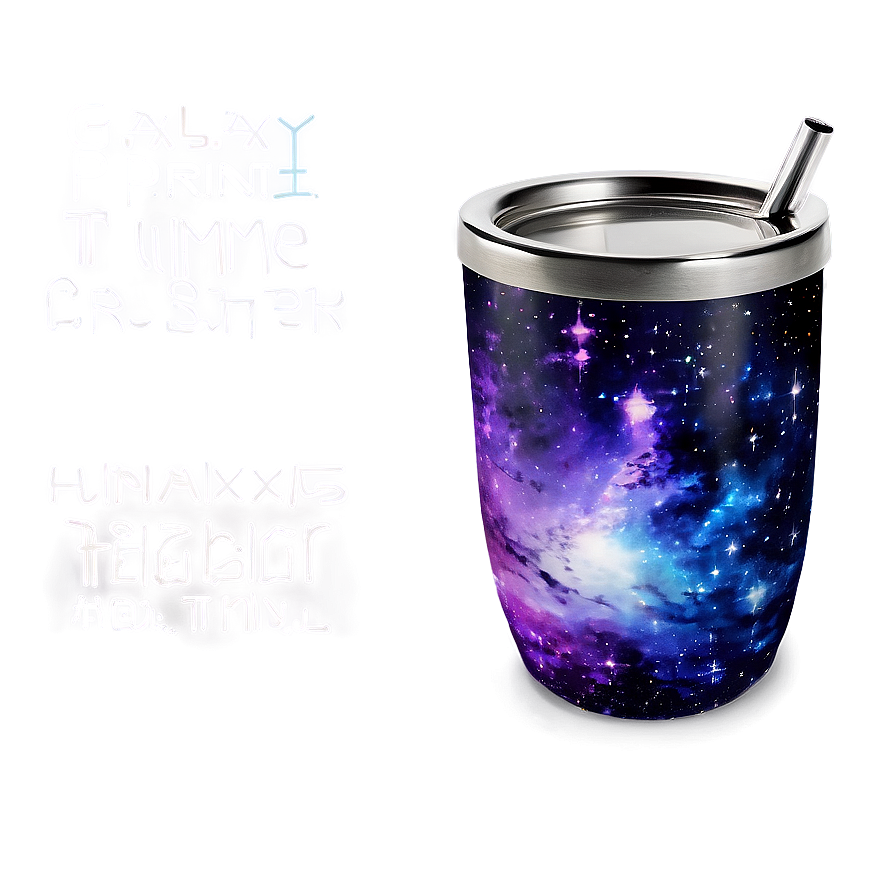 Galaxy Print Tumbler Png Uvd