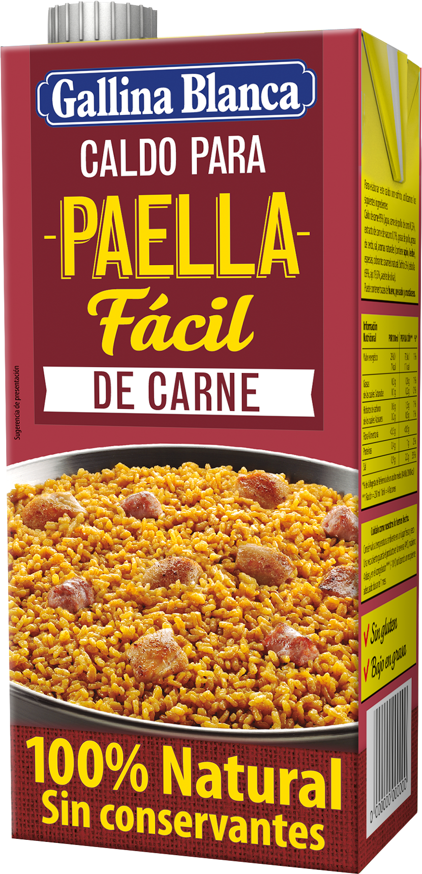 Gallina Blanca Paella Broth Packaging