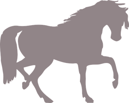 Galloping Horse Silhouette