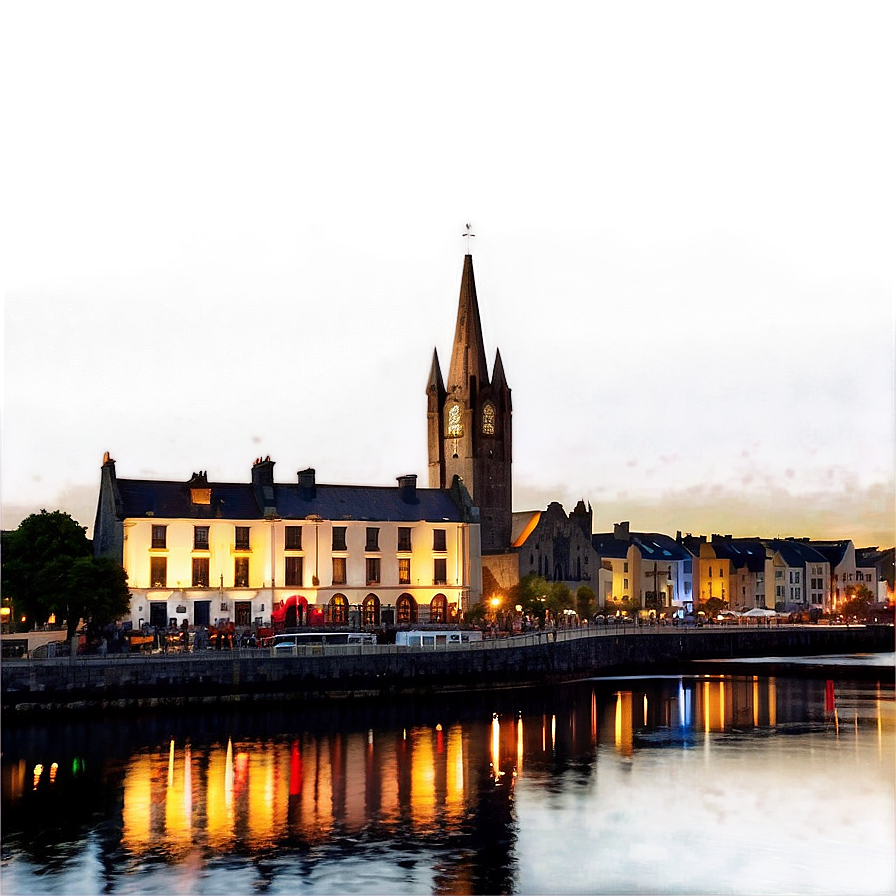 Galway City Dusk Png Cop