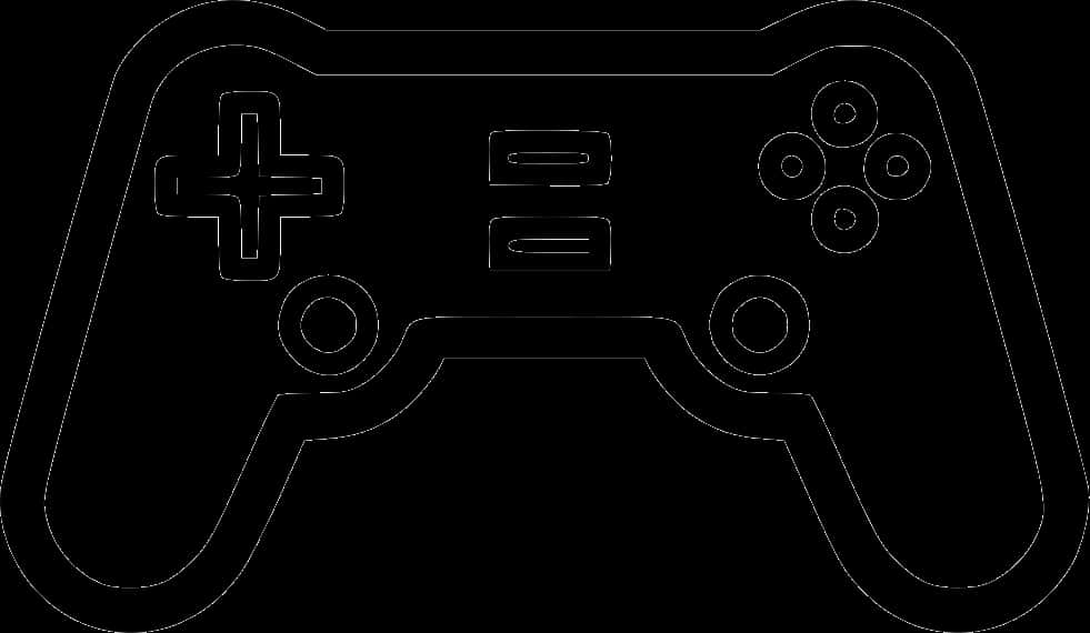 Game Controller Outline Graphic