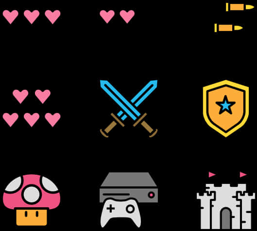 Game Interface Icons Set