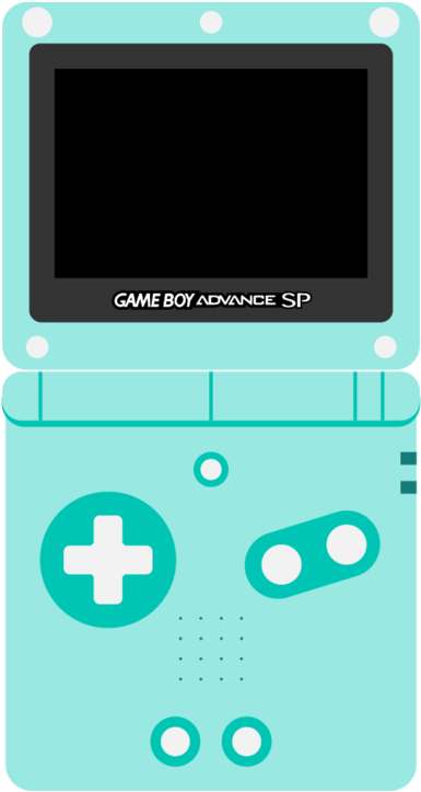 Gameboy Advance S P Vector Illustration