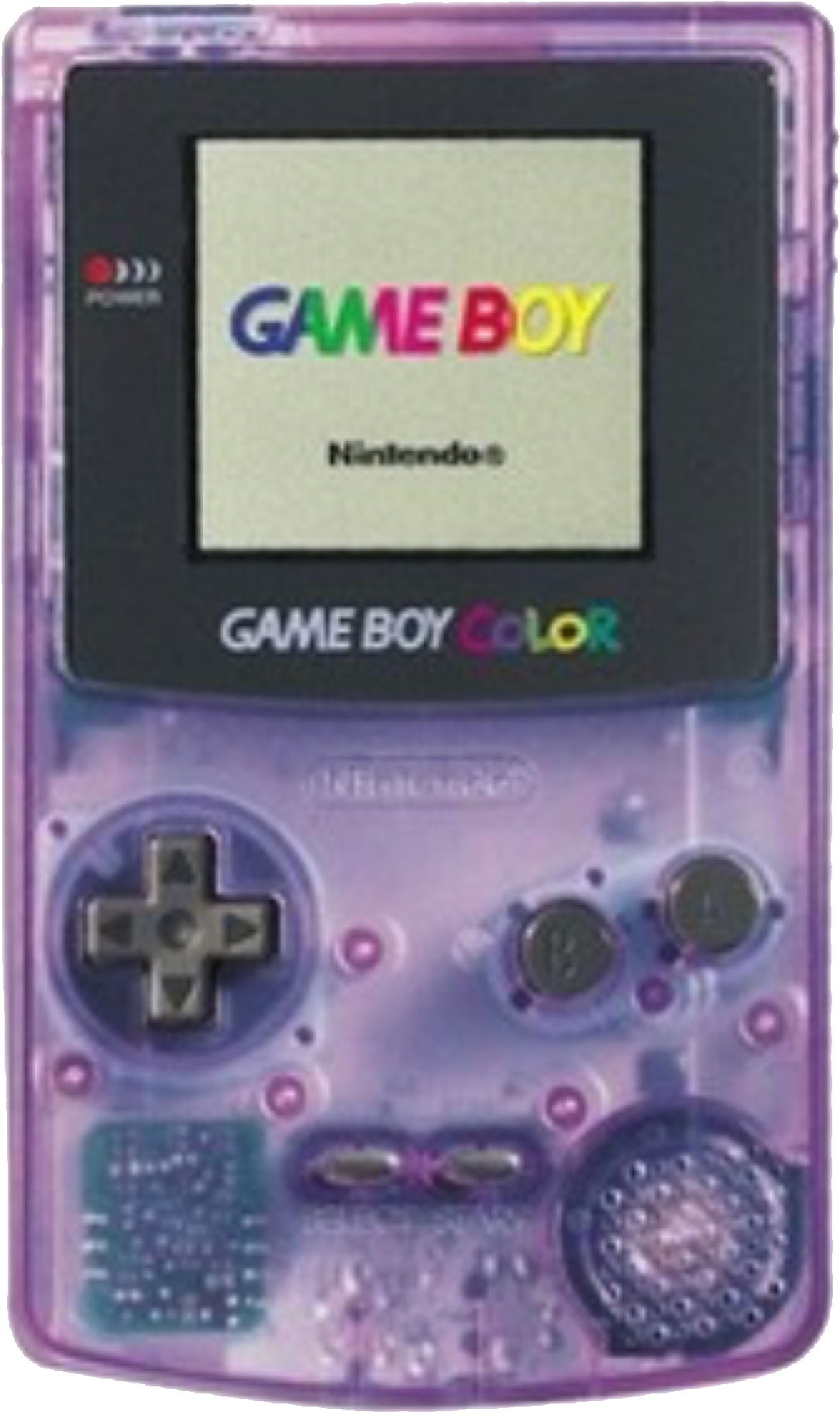 Gameboy Color Transparent Purple