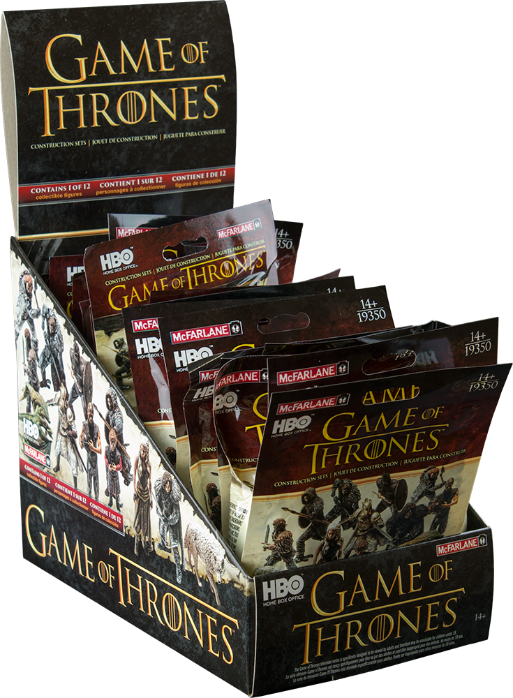 Gameof Thrones Construction Sets Display