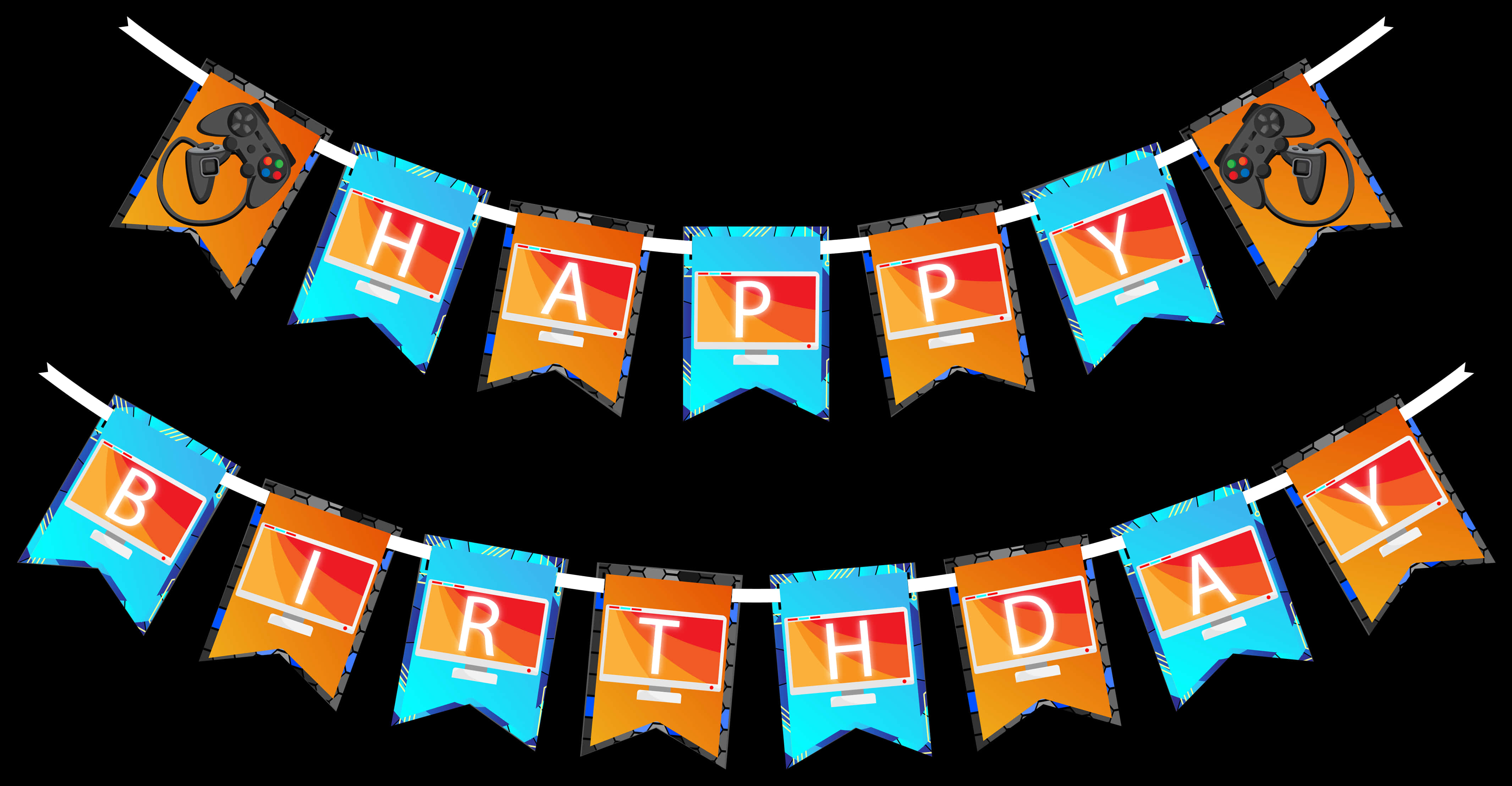 Gamer Birthday Banner