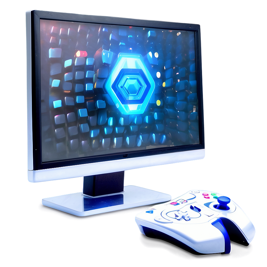 Gaming Computer Mockup Png 06282024