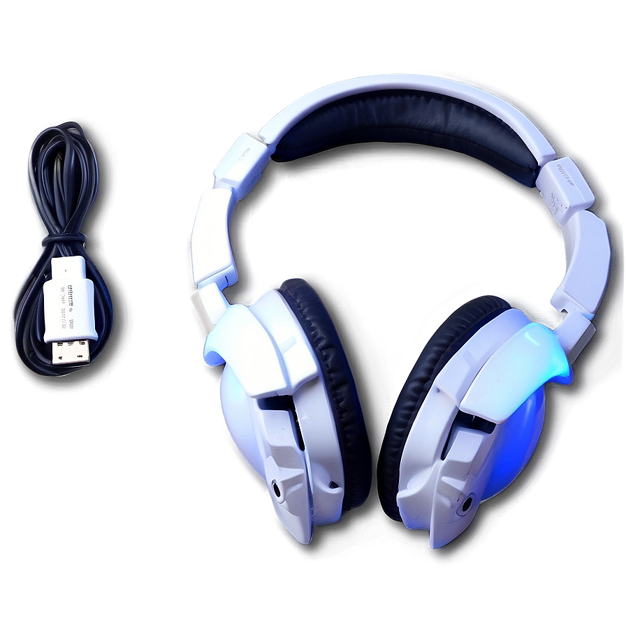 Gaming Headphones With Led Lights Png Vgs