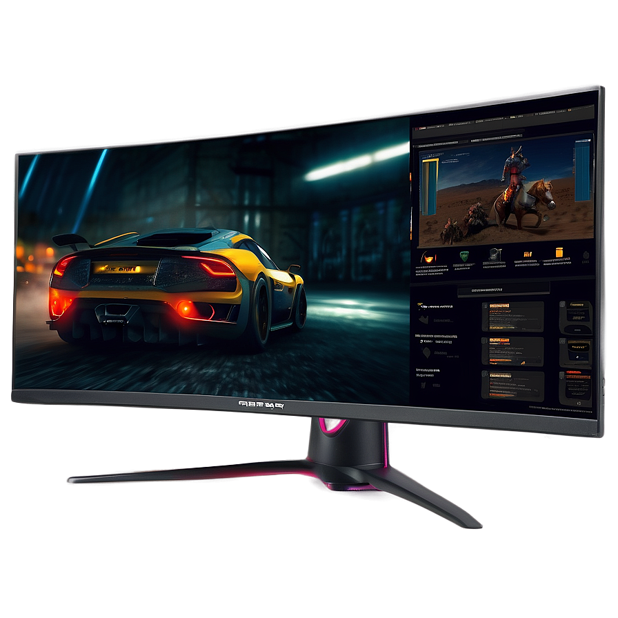 Gaming Monitor With Hdr10 Png Rkg36