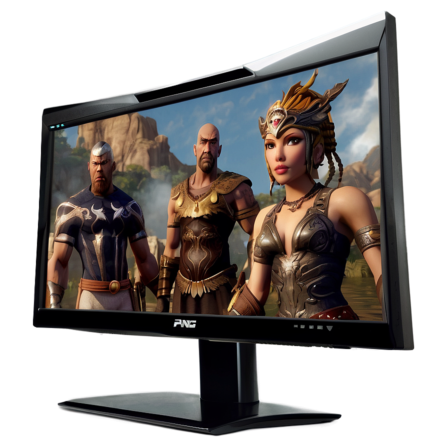 Gaming Monitor With Speakers Png 06212024