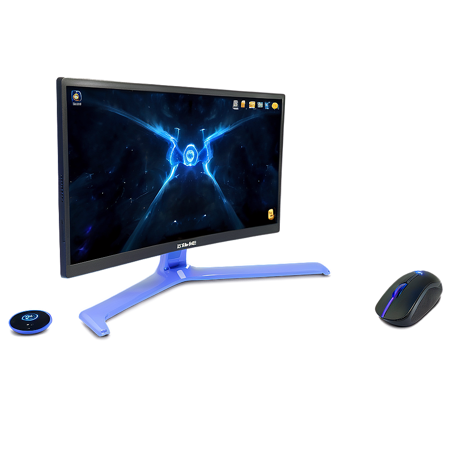 Gaming Monitor With Webcam Png Vak