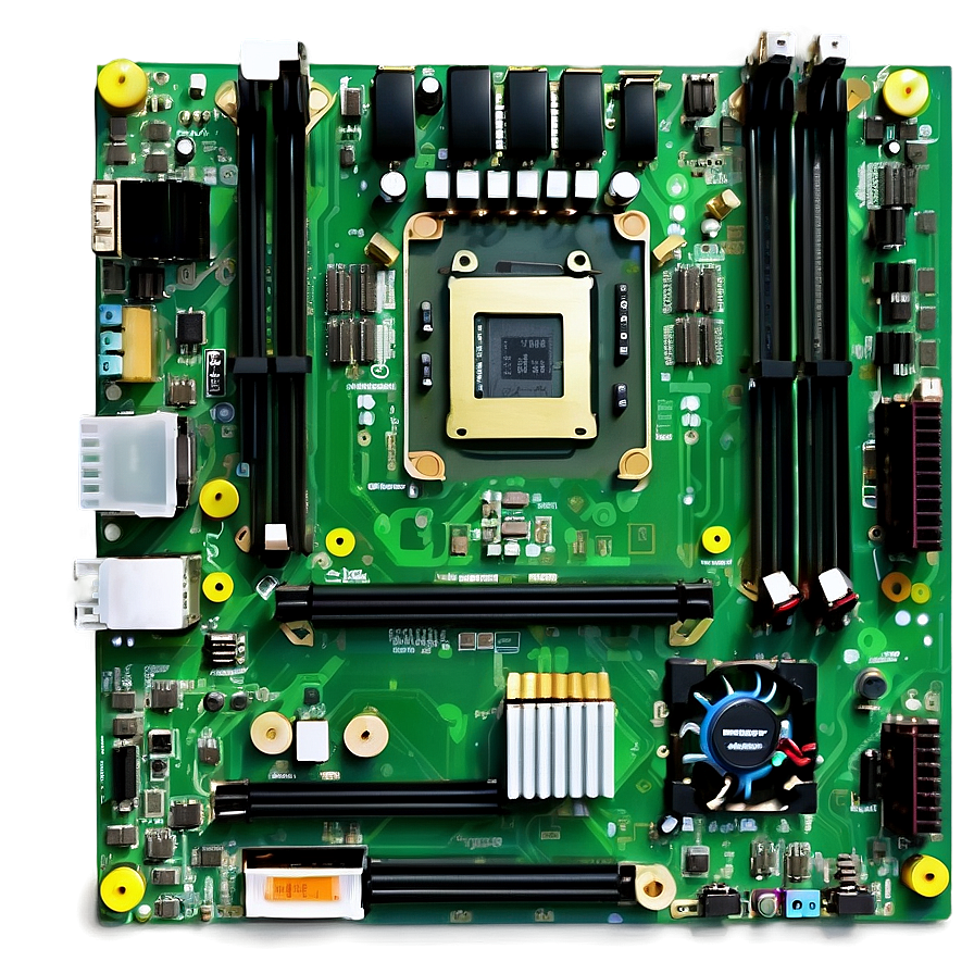 Gaming Motherboard Illustration Png 06202024