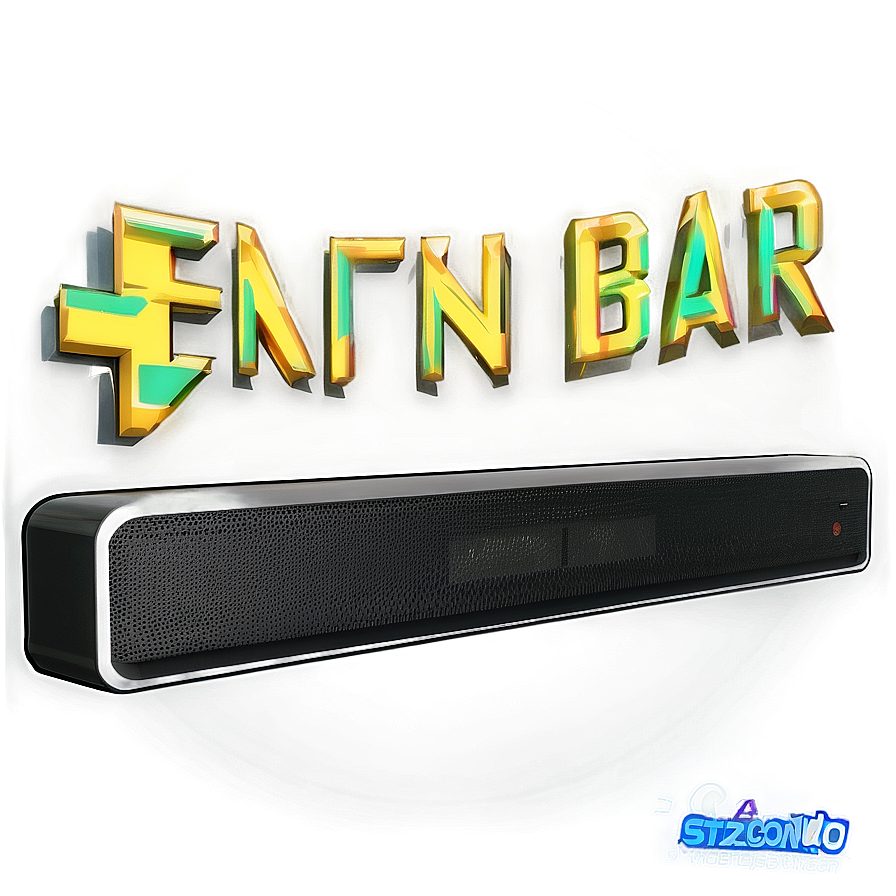 Gaming Sound Bar Png 06282024