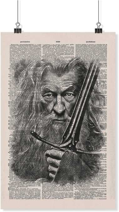 Gandalf Dictionary Portrait