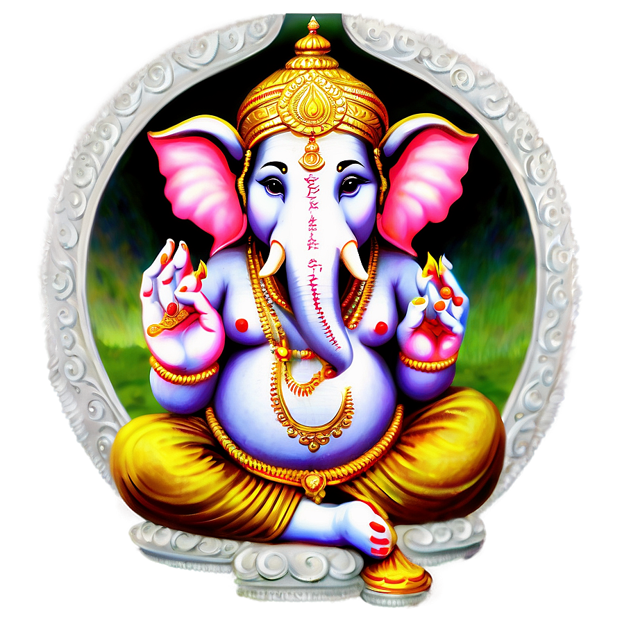 Ganesh Chalisa Manuscript Png Fhb