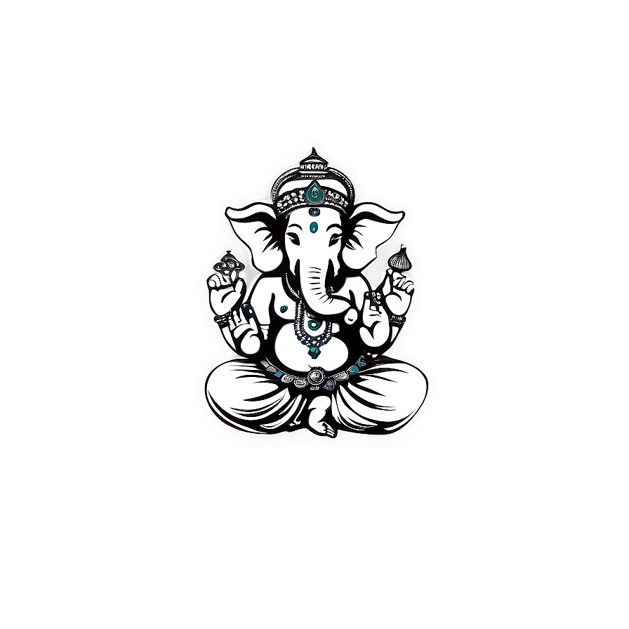 Ganesh Sketch Png Rbh86