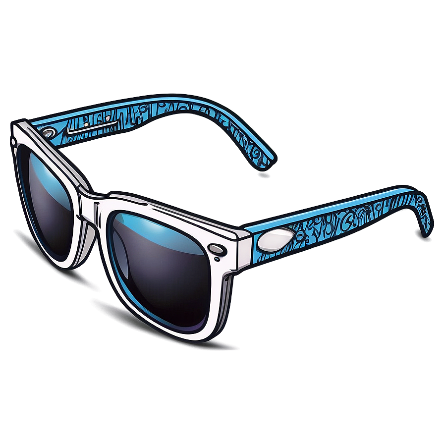 Gangster Glasses On Cartoon Character Png Elr13