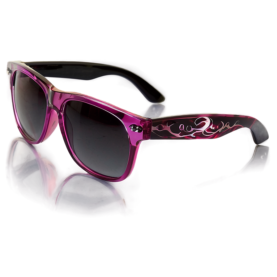 Gangster Glasses With Flames Png Ofd