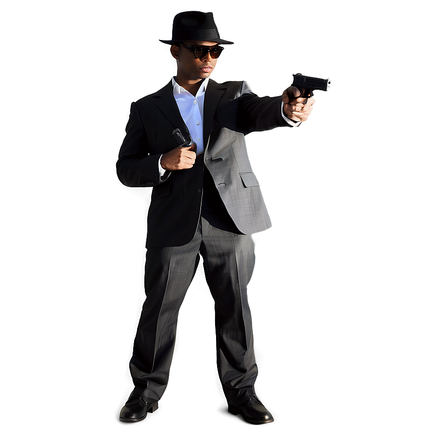 Gangster In Shadow Png 90