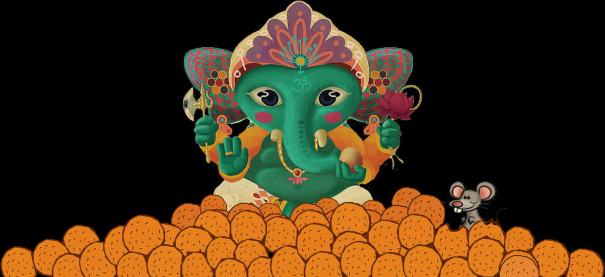 Ganpati Bappa Morya Illustration