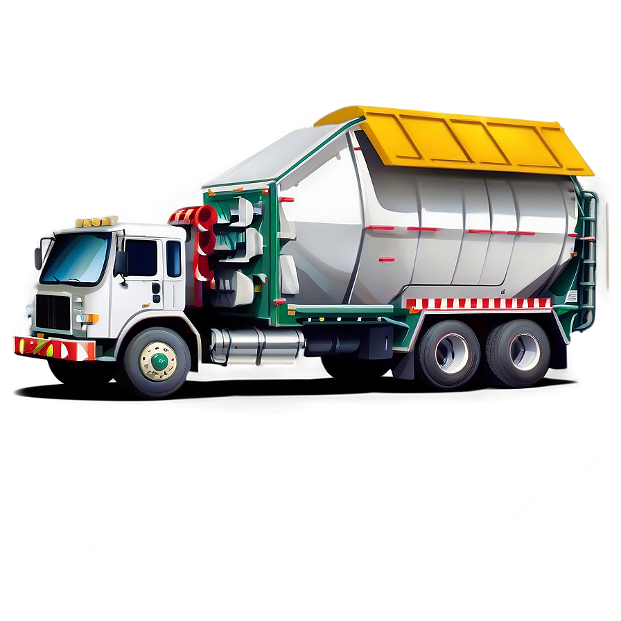 Garbage Truck Design Png 46