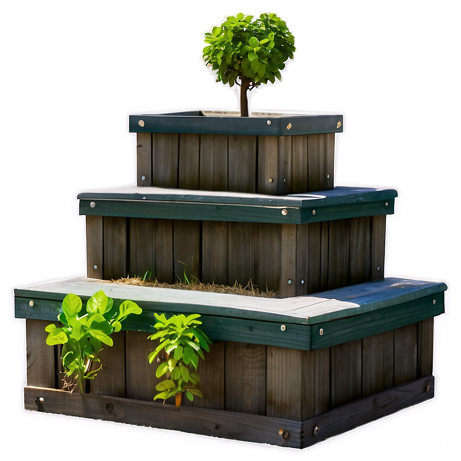 Garden Box Planter Png 06282024