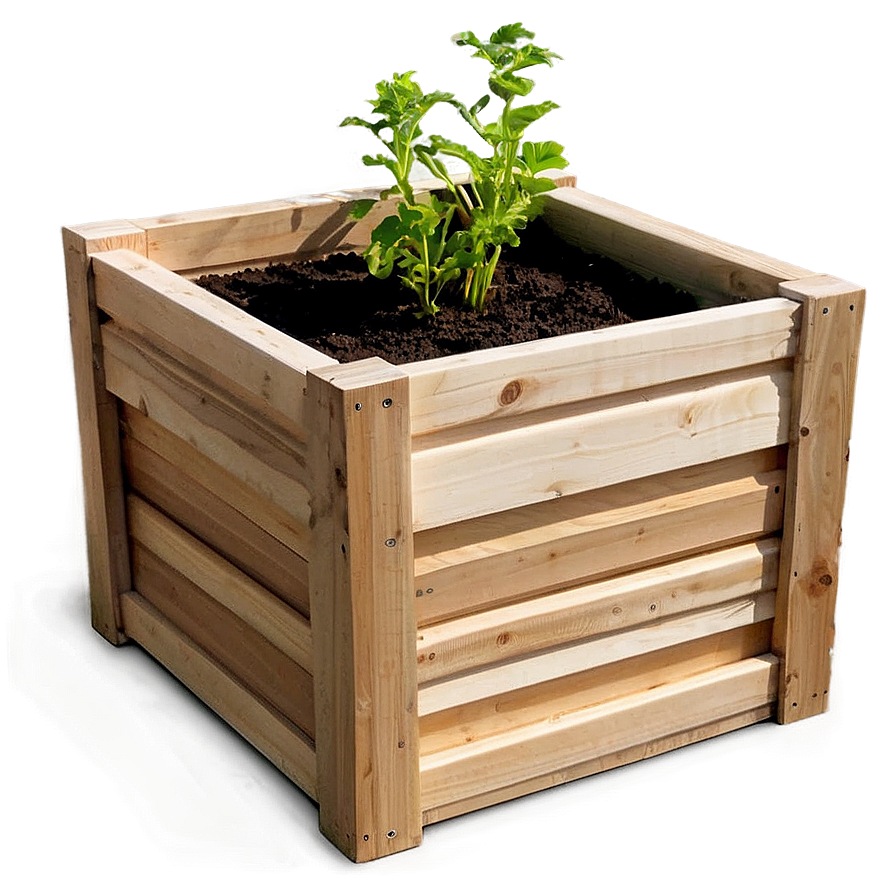 Garden Box Planter Png 06282024