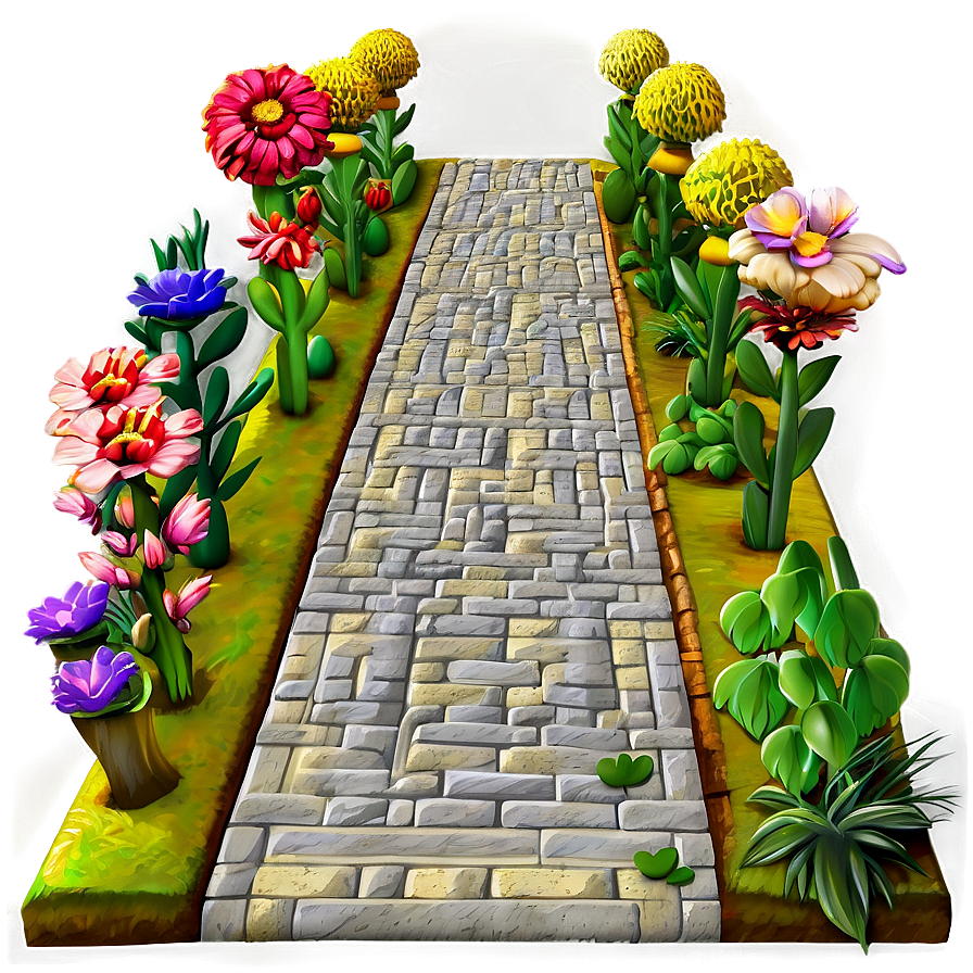 Garden Brick Pathway Png 05062024